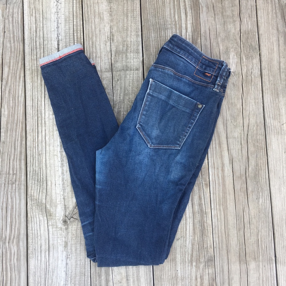 JAG jeans Skinny Ankle Crop Dark Wash 4 30” inseam